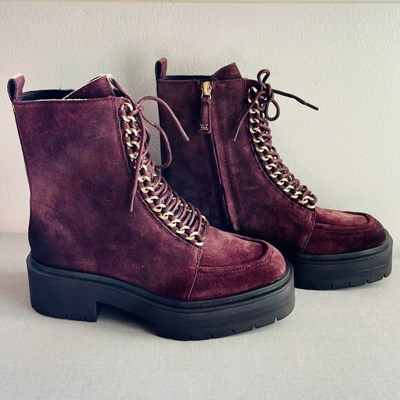 Sam Edelman Shoes - NEW! Sam Edelman Lovrin Women’s Leather Combat Boots Size 7